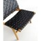 Manhattan Comfort Maintenon Leatherette Accent Chair in Black with Nature Feet ACCA03-NA - alternate 2